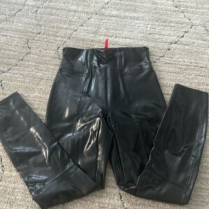 SPANX patent leather legging size small